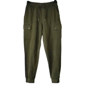 Polo Ralph Lauren Joggers Cargo Sweatpants Youth Boys L Olive Army Green